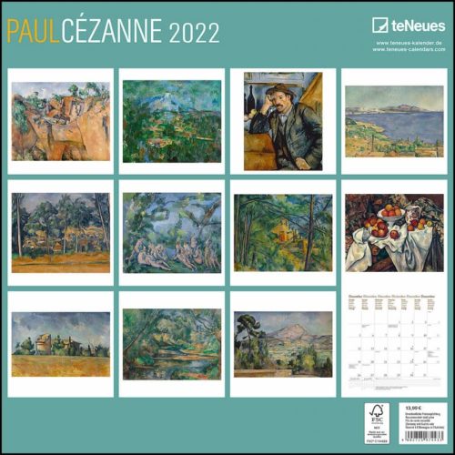 Cezanne TeNeues Grid Calendar 2022 4