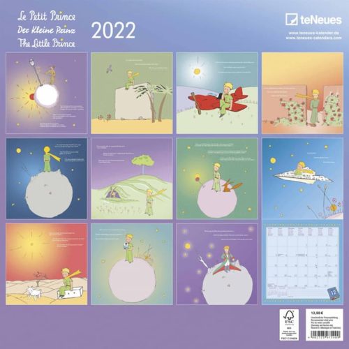 Little Prince TeNeues Grid Calendar 2022 2