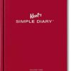 Keel’s Simple Diary (dark red) 9783836517997
