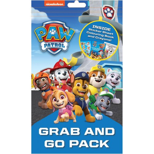 Paw patrol grab and go pack 9781788242356